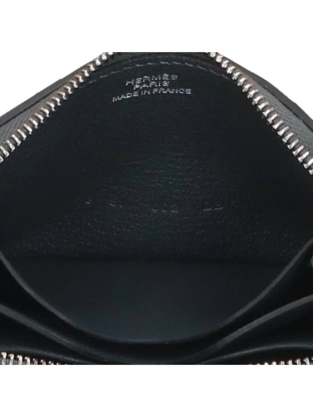 Hermes Zip Azap Compact Grimeia Leather Card Case
